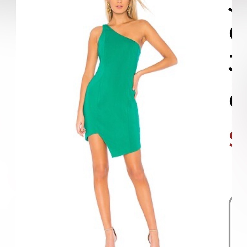 JAYGODFREY Johnson Dress in Vibrant Green Size 6 Revolve Cocktail Party Y2K